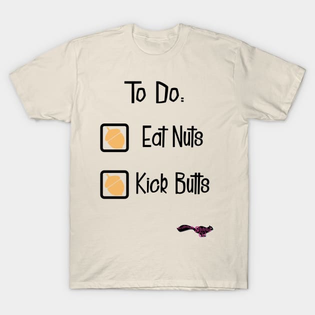 Squirrel Girl's To-Do List T-Shirt by Avengedqrow